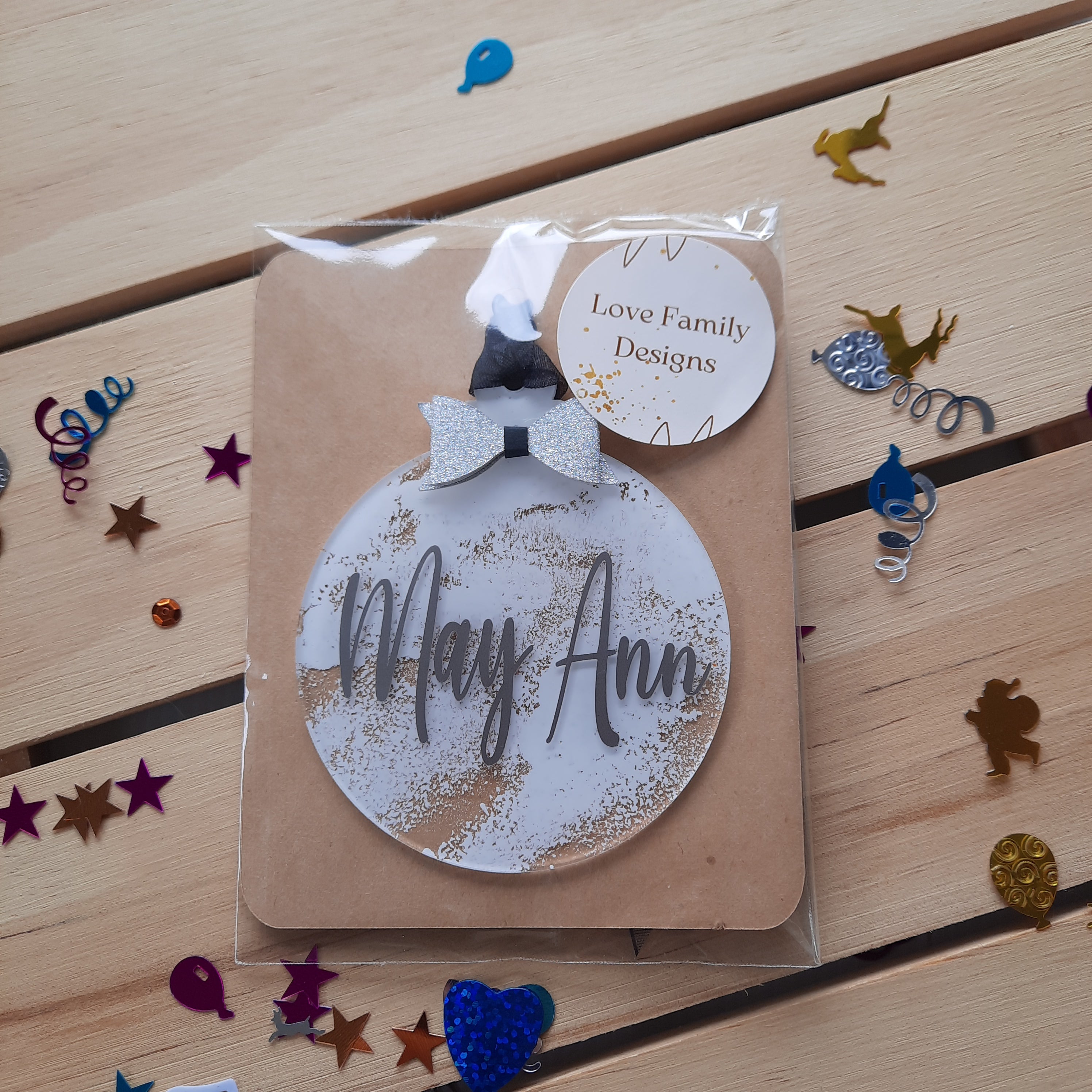 Christmas Baubles Personalised