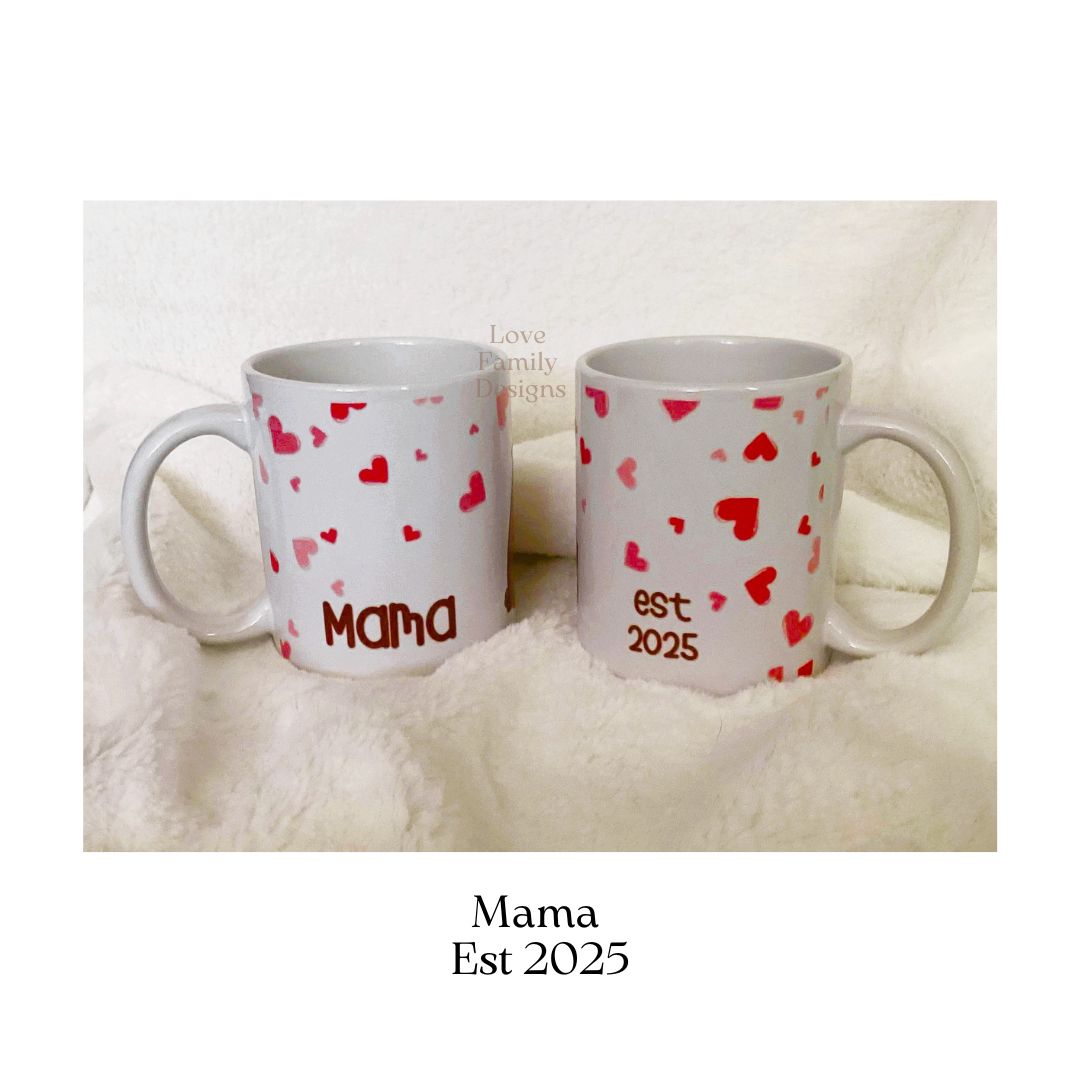 New Parents Mama Bear & Papa Bear Mug Set