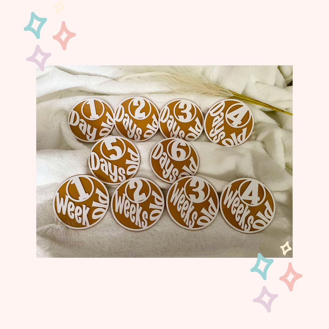 Baby's First Month Milestone Achievement