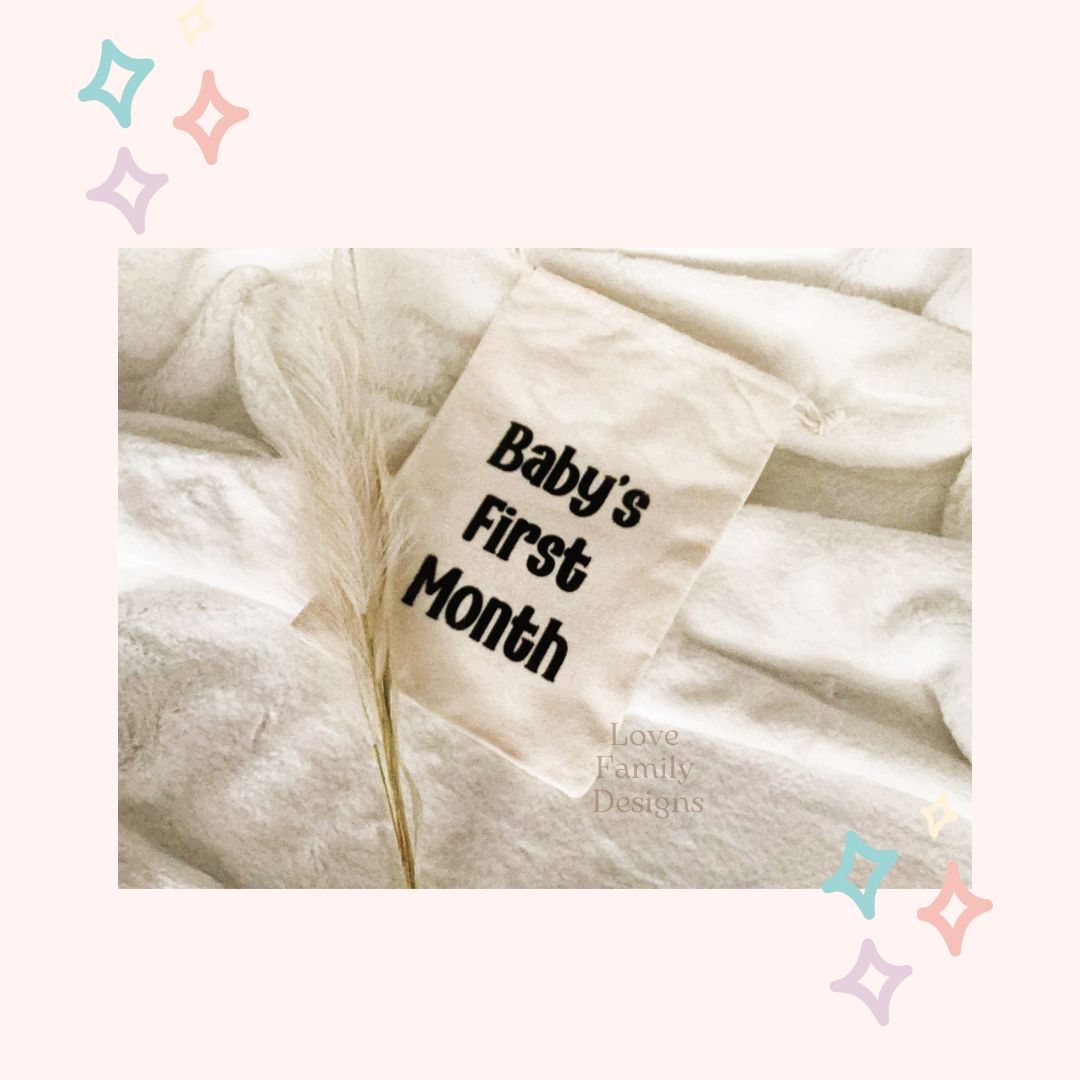 Baby's First Month Milestone Achievement