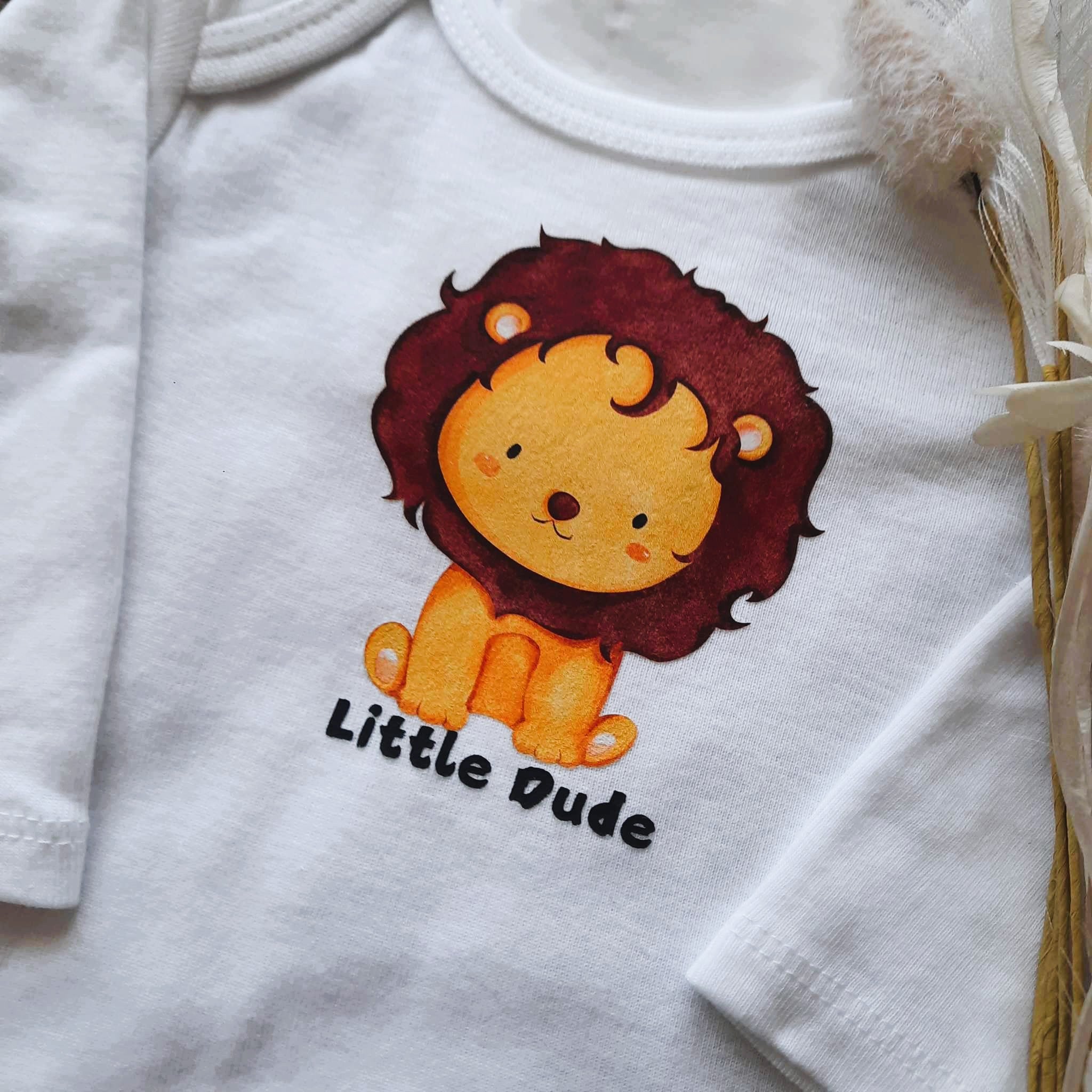 Lion Little Dude Onesie