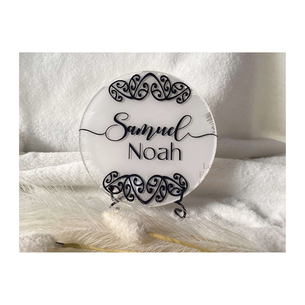 Maori Design Name Sign