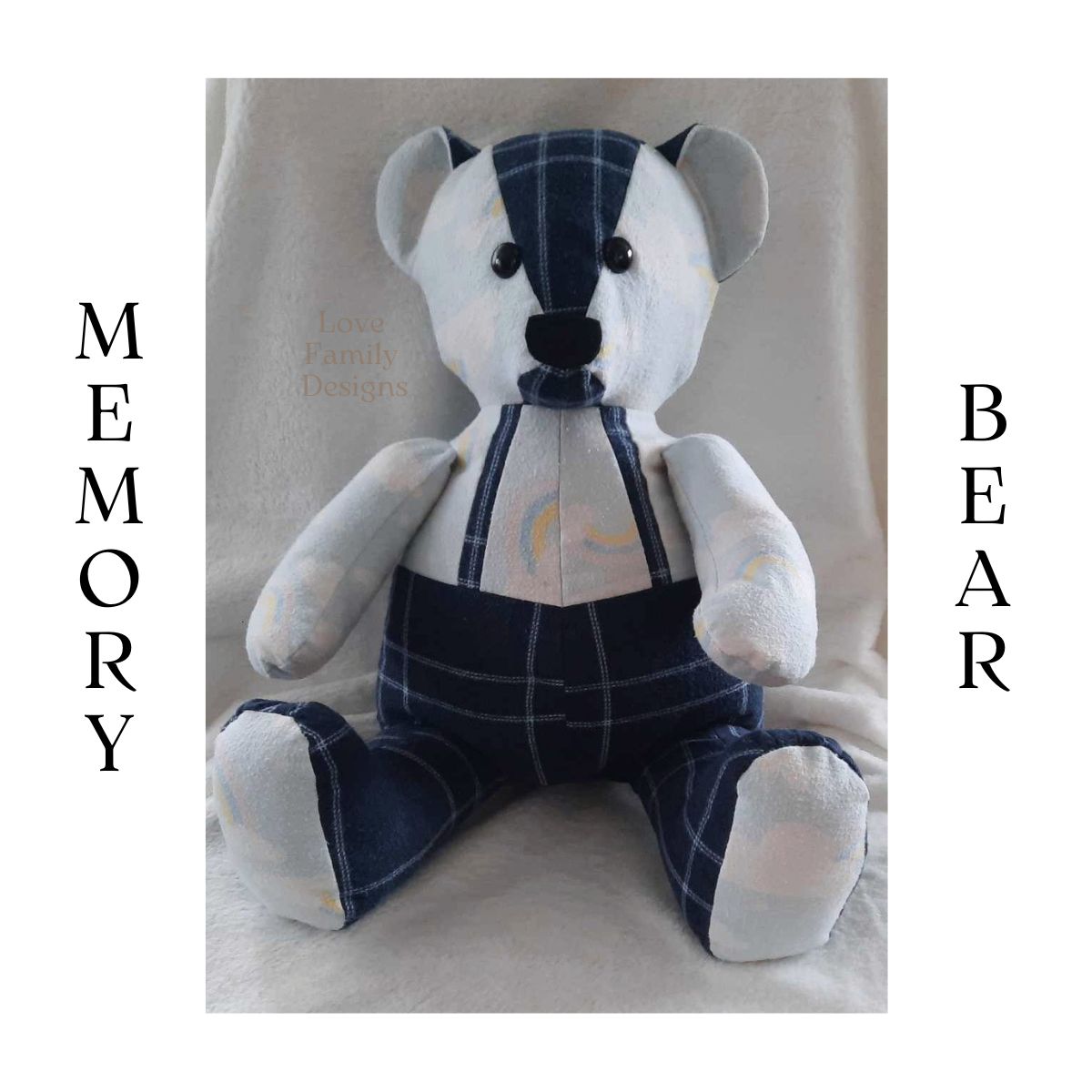 Keepsake Memory Bear - Supply your own loved ones clothing