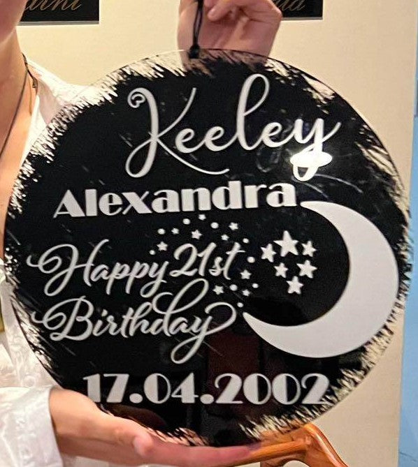 Celebration Birthday Acrylic Hanging Sig...