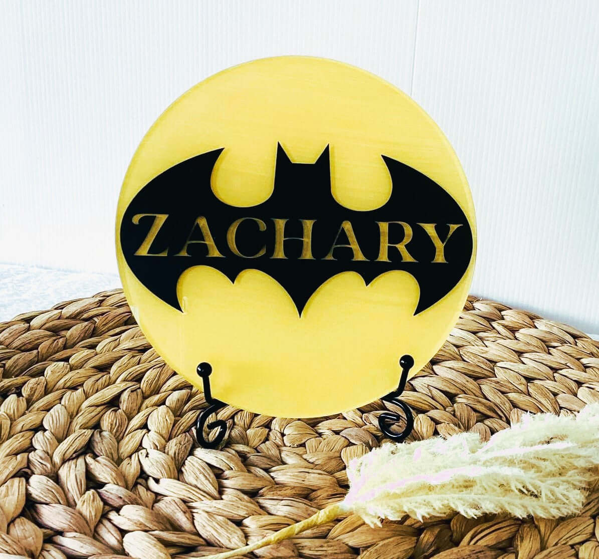 Batman Acrylic Name Sign