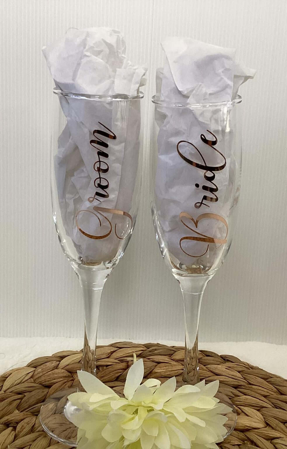 Personalised Champagne Glasses