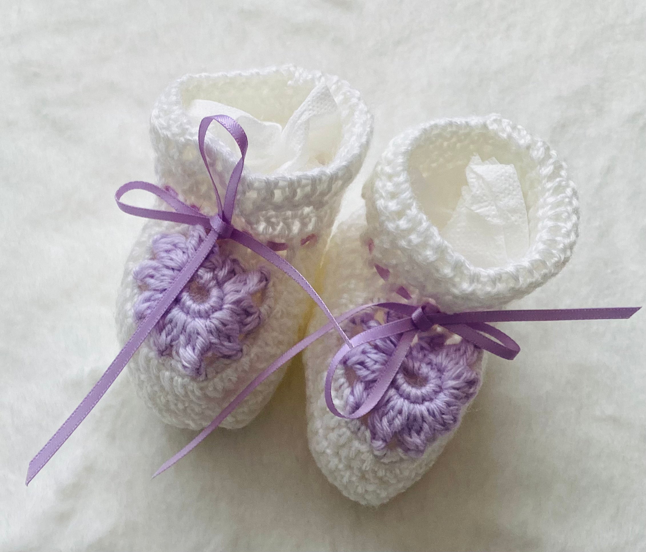 Hand Crochet Cupcake Booties