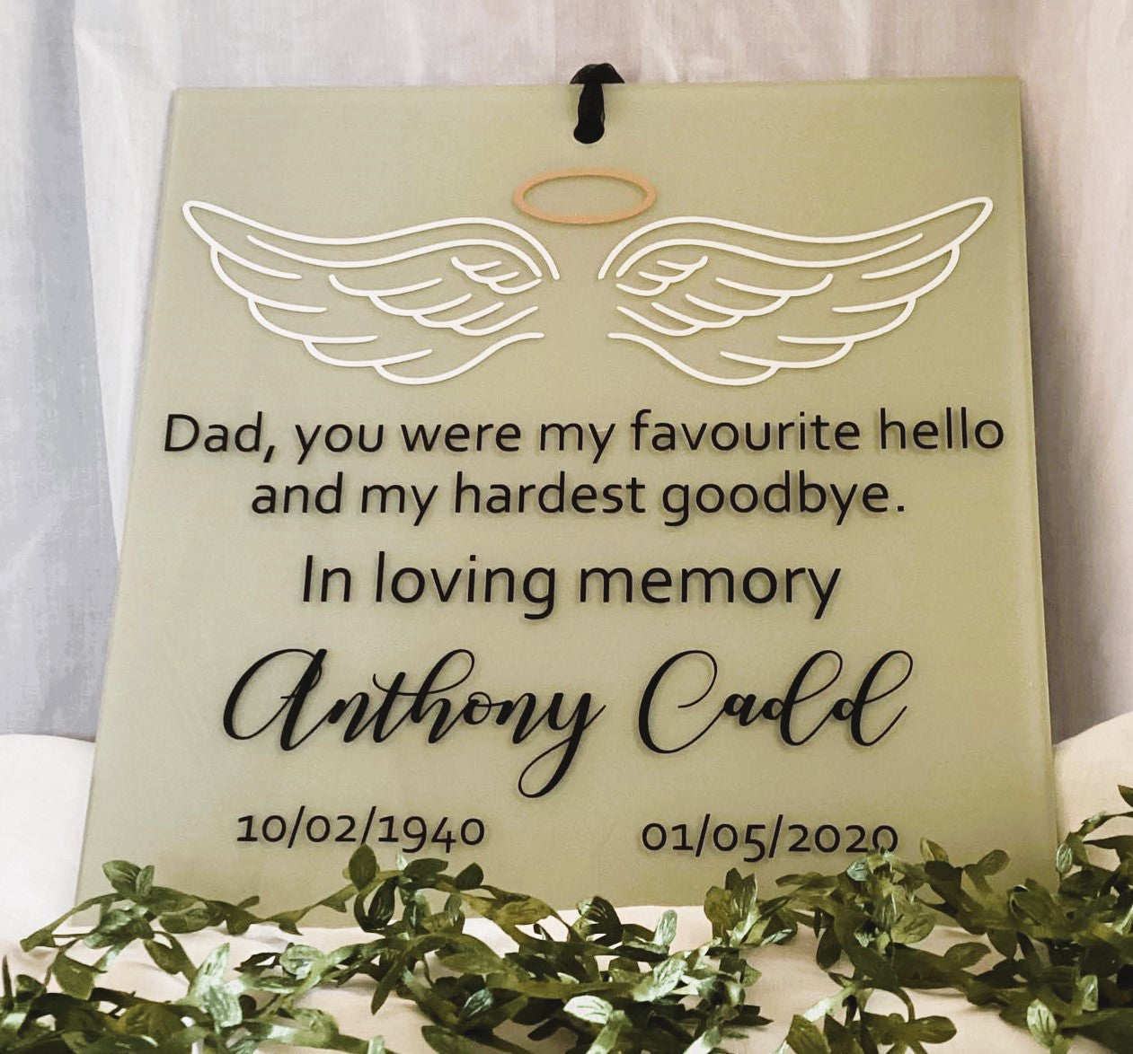 Memorial Acrylic Sign for your Passed Lo...