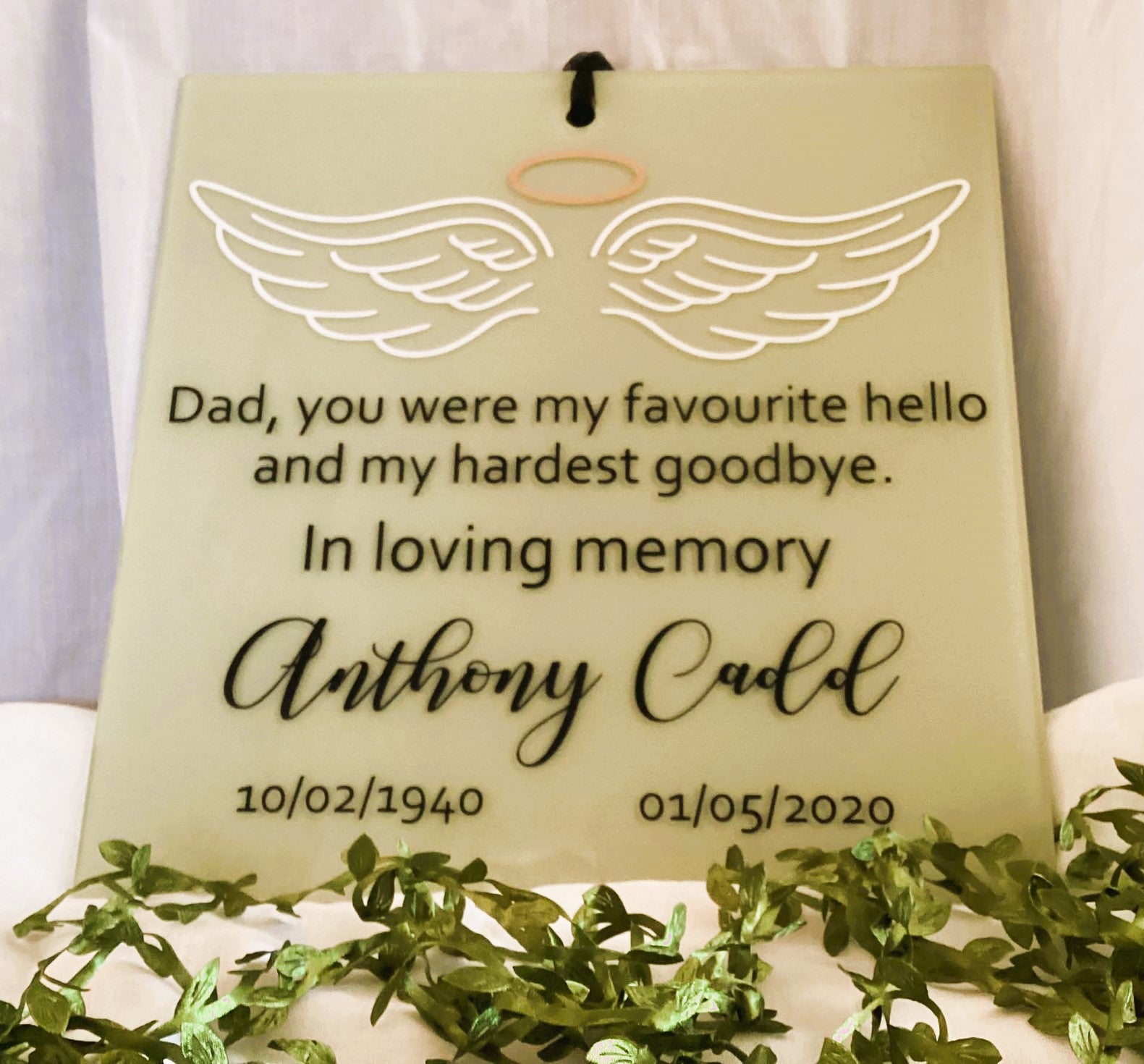 Memorial Acrylic Sign for your Passed Lo...