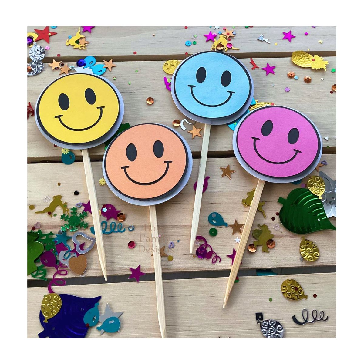 Groovy Cupcake Topper Range