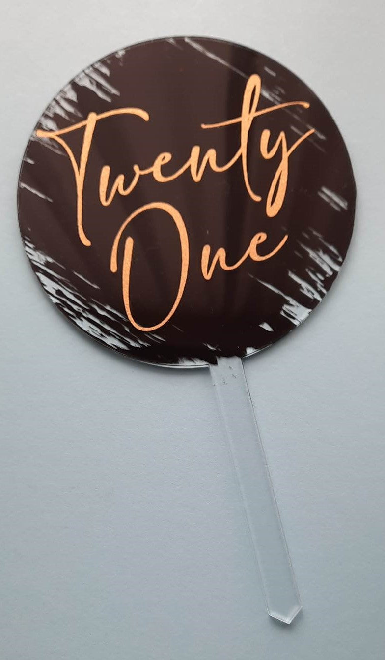 Celebration Acrylic Cake Toppers