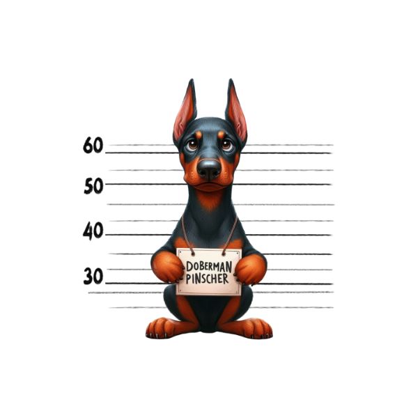 Most Wanted Doggie in Jail Personalised Mug