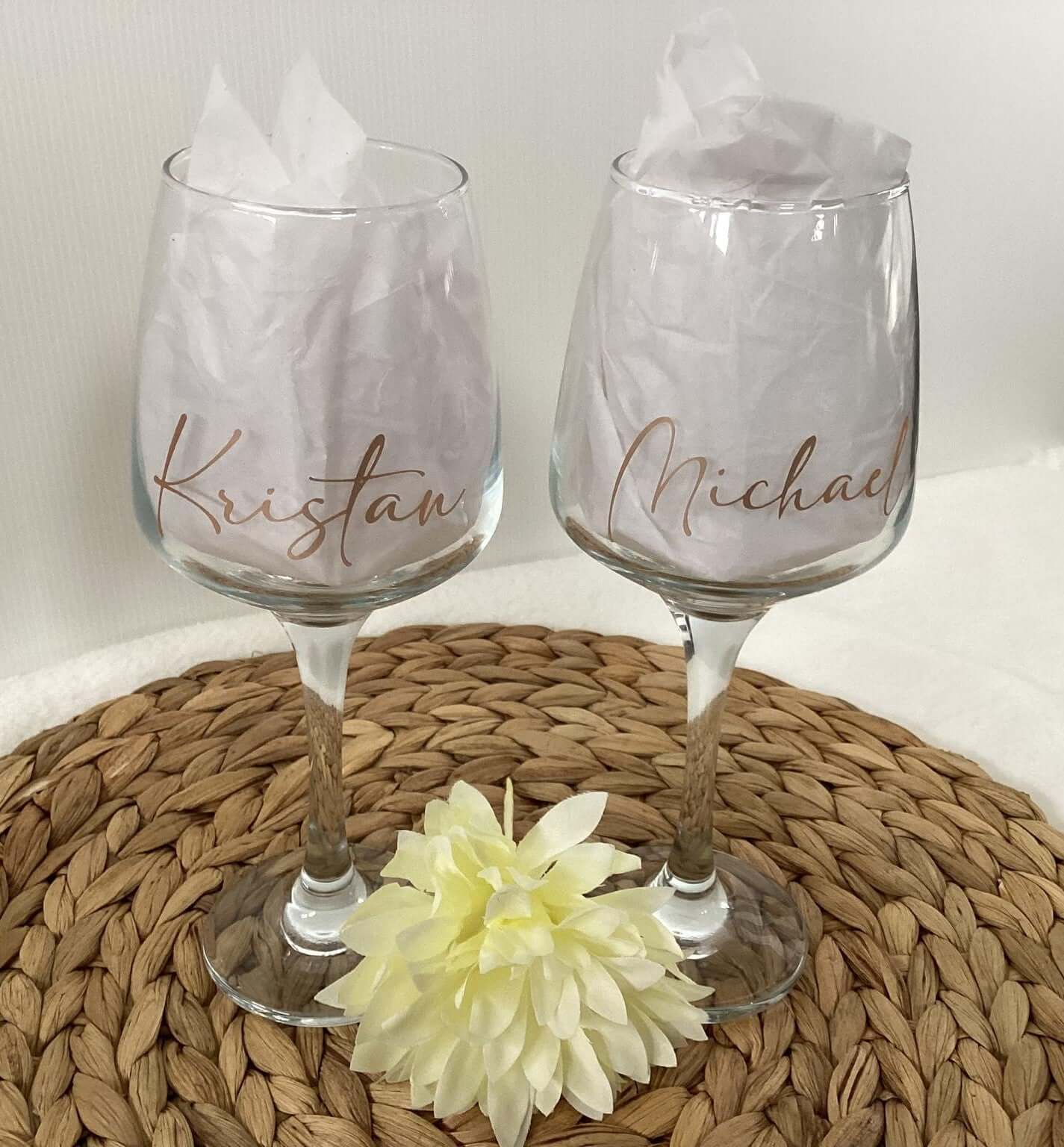 Personalised Wine Glass