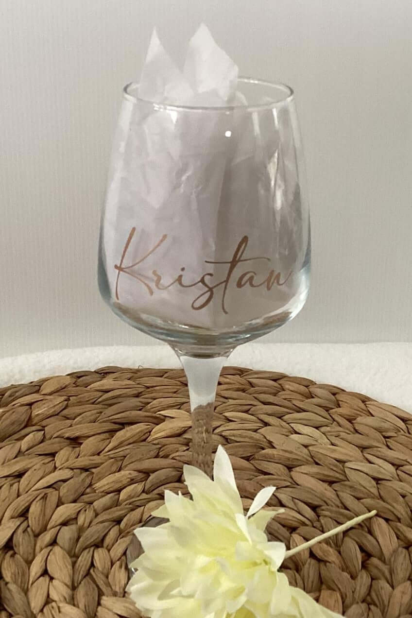 Personalised Wine Glass