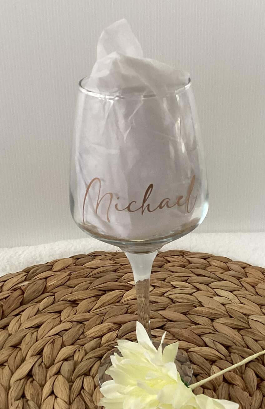 Personalised Wine Glass