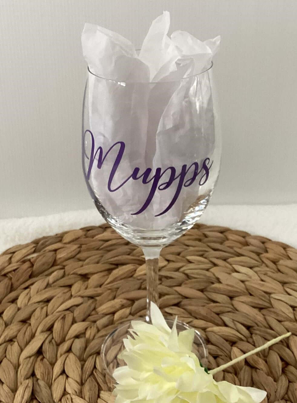 Personalised Wine Glass