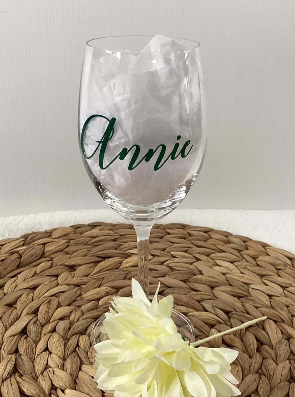 Personalised Wine Glass