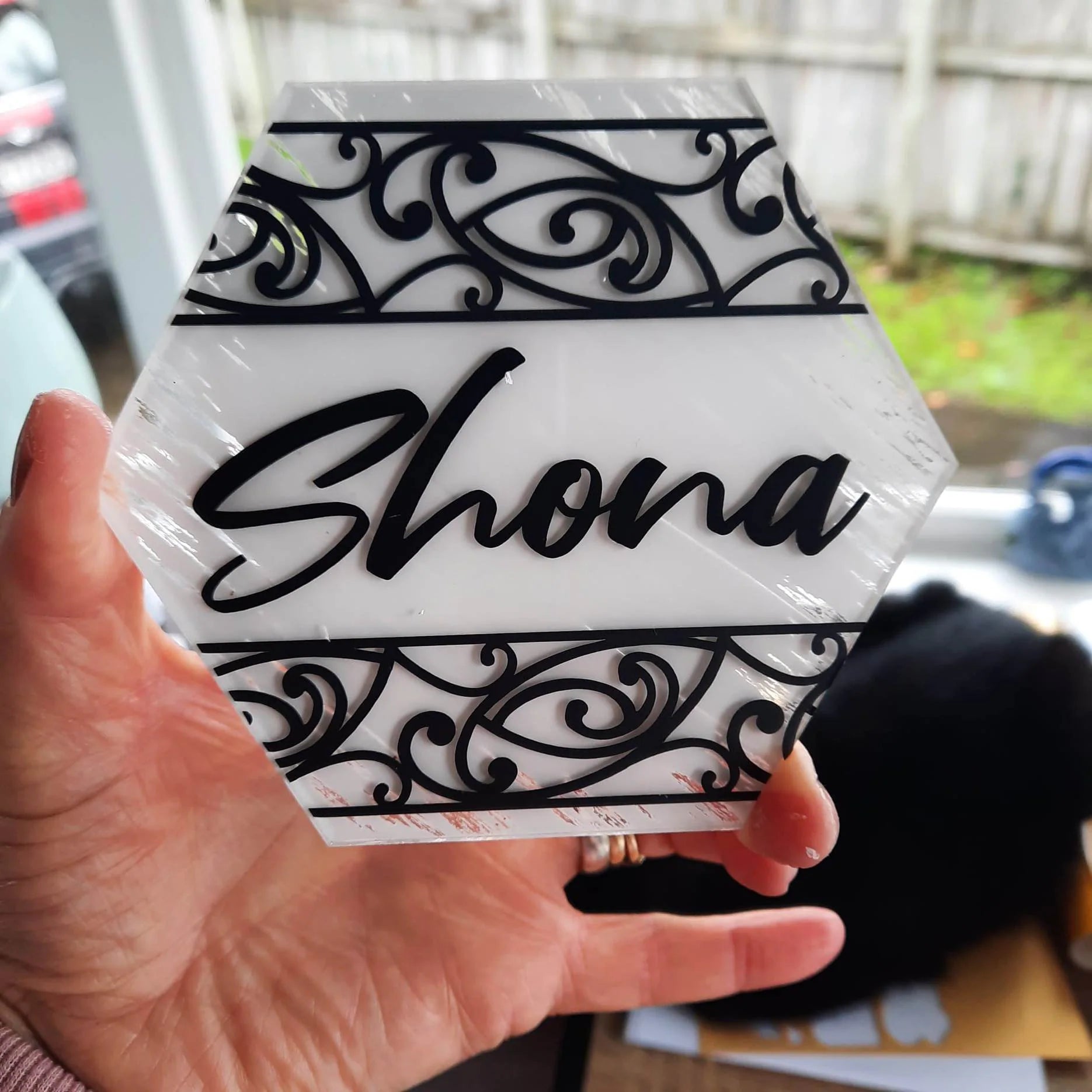 Personalised Name with Maori Acrylic Dec...