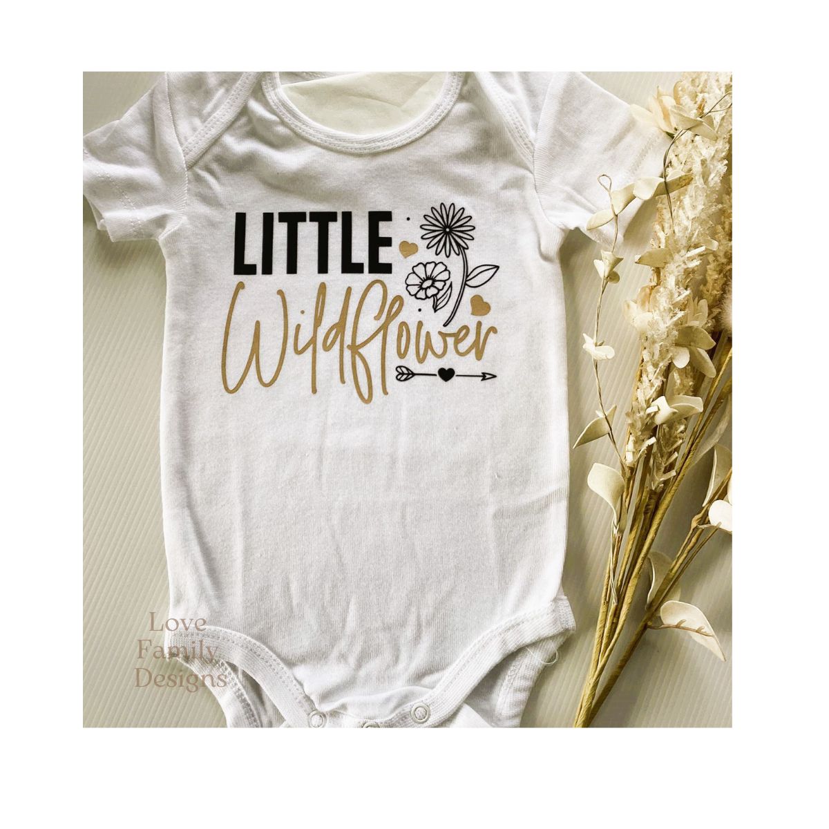 Baby Onesie Little Wildflower